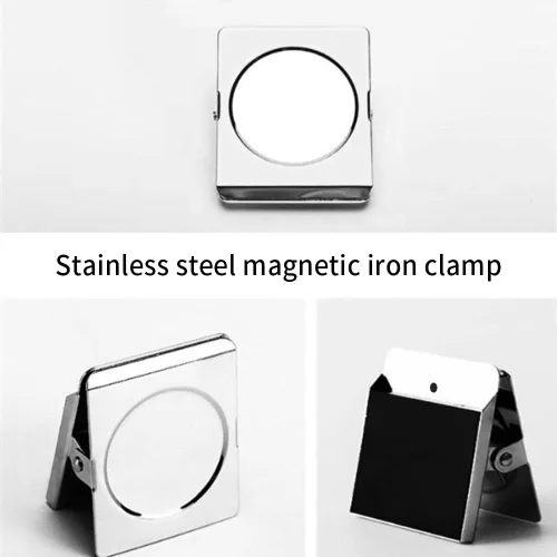 Miniatura 3 de Caja de estuche de pintura de acuarela portátil de mini lata de 12 celdas vacía es un pequeño kit de viaje de almacenamiento con clip magnético