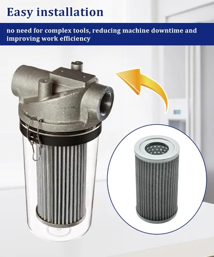Miniatura 6 de 5062-100 Cleanable Wire Mesh Filter Compatible with Lenz DH-750 DH-1000 Medium Pressure in Line Filters Part,Replace5062-100V