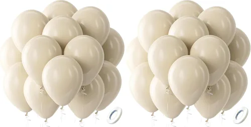 Miniatura 83 de Bezente Globos de látex cromados metálicos plateados, paquete de 100 globos de helio redondos plateados de 12 pulgadas para Año Nuevo, boda