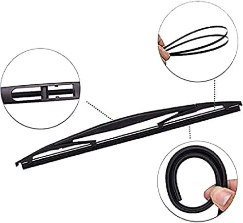 Miniatura 5 de Car rear windshield wiper kit For Nissan X-Trail T32 2014 2015 2016 2017 2016 2015 12" Back wiper blade washer