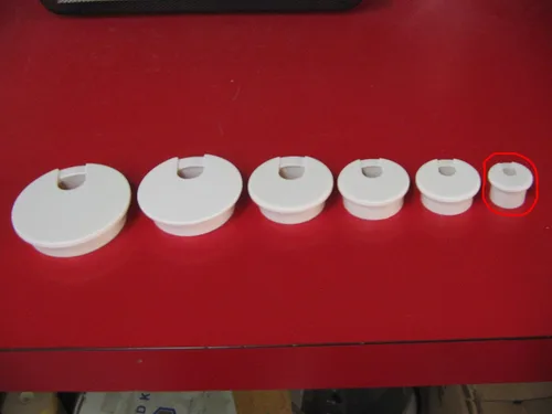 Miniatura 2 de Ojal de cordón blanco de 1.0 in #1041WH. (5 ojales)