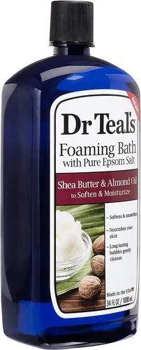 Miniatura 4 de Dr. Teal's - Set de regalo de variedad de baño espumoso (paquete de 2, 34 onzas cada una) – Calmar y dormir lavanda, manteca de karité hidratante