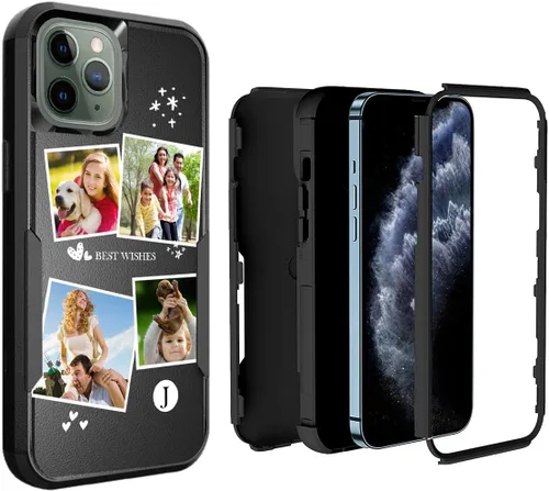 Miniatura 81 de Funda de fotos personalizada para iPhone 11 Apple Phone Plaid Collage - Imagen personalizada para hacer fotos en 3 híbridos gruesos resistentes