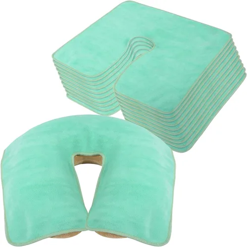 Miniatura 10 de SINLAND Fundas de microfibra para cuna facial, tamaño grande, suave y reutilizable, antiadherente, para reposacabezas de masaje, adecuada