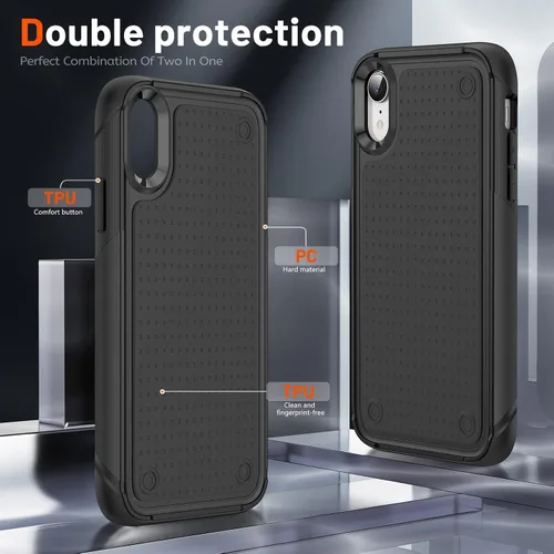 Miniatura 125 de Jeylly Funda para iPhone SE/Funda para iPhone 5S, Exterior de Plástico Duro que Absorbe Golpes + Interior de Silicona de Goma Defensor contra