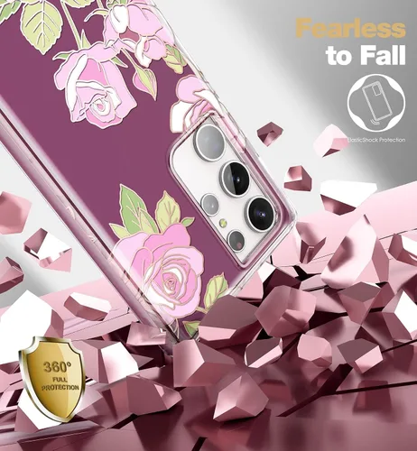 Miniatura 6 de SURITCH Funda para Samsung Galaxy S23 Ultra, [Protector de Pantalla Integrado] [Protección de Doble Capa] Protección Completa Resistente a Golpes