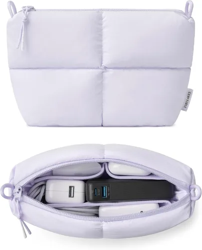Miniatura 12 de Comfyable Puffy - Funda organizadora de artículos electrónicos de viaje, bonita bolsa tecnológica para mujeres y hombres, bolsa de almacenamiento