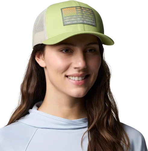 Miniatura 203 de Columbia - Gorra de malla con bandera con árboles unisex para adultos, corona alta
