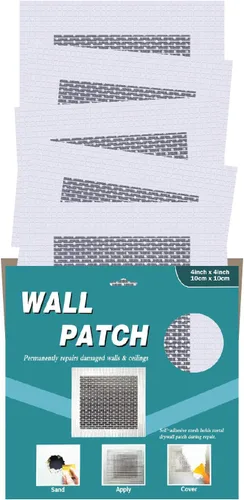 Miniatura 13 de Parche para paneles de yeso, 2 x 2 pulgadas, 5 piezas, kit de reparación de parches de pared, (2x2-5P)