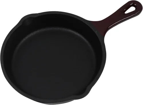 Miniatura 6 de Utensilios de cocina de hierro fundido esmaltado (Sartén 5", Merlot)