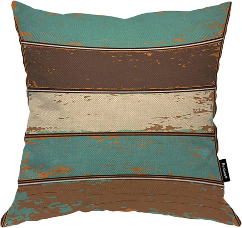 Miniatura 40 de Fundas de almohada de pintura artística, líneas abstractas amarillas y grises, fundas de almohada suaves, funda de cojín para sala de estar, cama