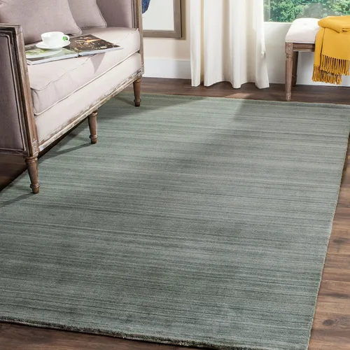 Miniatura 15 de SAFAVIEH Himalaya Collection - Alfombra decorativa, 3 x 5 pies, carbón, lana hecha a mano, ideal para zonas de alto tráfico en entrada, sala