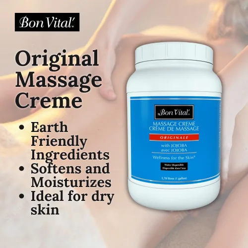 Miniatura 3 de Bon Vital' Crema de masaje original para una base de masaje versátil para relajar los músculos doloridos y reparar la piel seca, revitalizar la piel