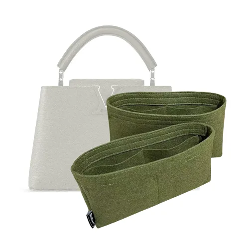 Purse Organizer for Lv Capucines Bag Insert MM, Capucines BB Bag Organizer, Mini Capucines Organizer, Handmade Snug Sturdy 2mm Felt Full Set of 2
