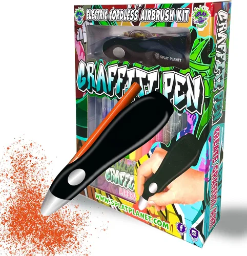 Miniatura 3 de Splat Planet Paquete de recarga lavable de 12 colores para bolígrafo de graffiti, bolígrafo aerógrafo para niños - pintura y coloración