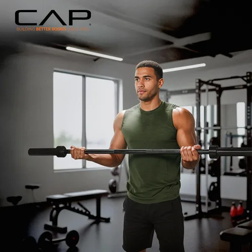 Miniatura 5 de CAP Barbell Barras olímpicas de 2 pulgadas 5 pies, 6 pies y 7 pies Múltiples opciones