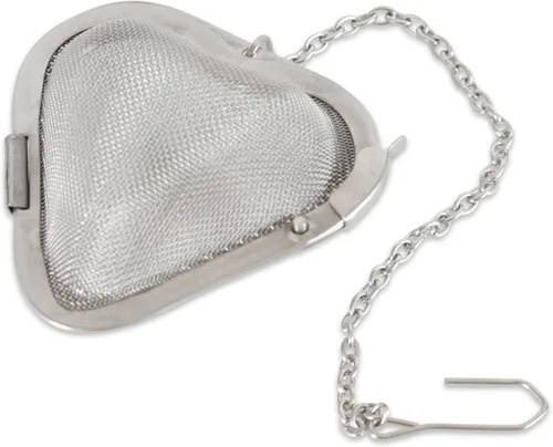 Miniatura 8 de RSVP International Endurance Collection - Bola infusora de té de hojas sueltas de malla, acero inoxidable 18/8 y apta para lavavajillas, pirámide