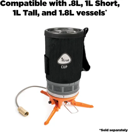 Miniatura 2 de Jetboil Luna - Quemador lateral satélite para Eureka! o estufas Jetboil Jetlink para acampar y mochileros