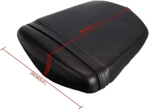 Miniatura 2 de Cubierta de asiento de pasajero trasero negro para Yamaha YZF R6 2003 2004 2005