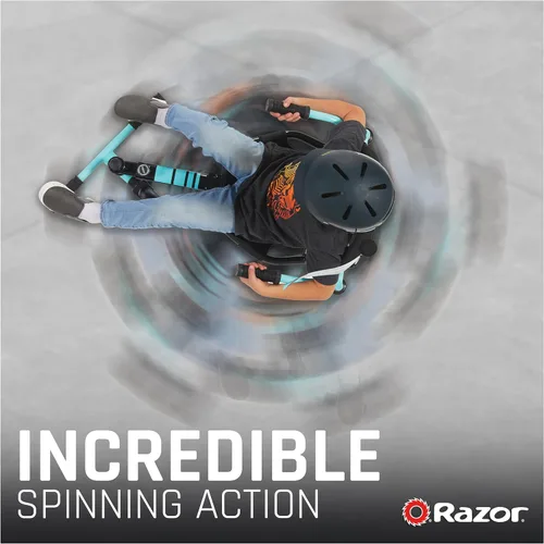Miniatura 3 de Crazy Cart Shuffle by Razor - Kart a la deriva para niños a partir de 4 años y RipRider 360 Triciclo con ruedas para niños a partir de 5 años