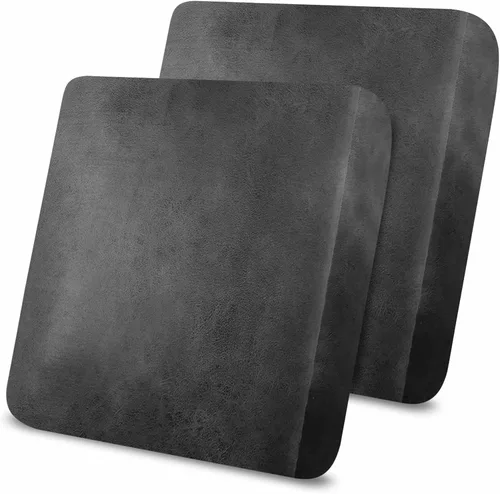 Miniatura 57 de Fundas de cojín tipo cuero para sofá, juego de fundas protectoras de muebles para sillón seccional, sofá biplaza de tela de elastano elástica