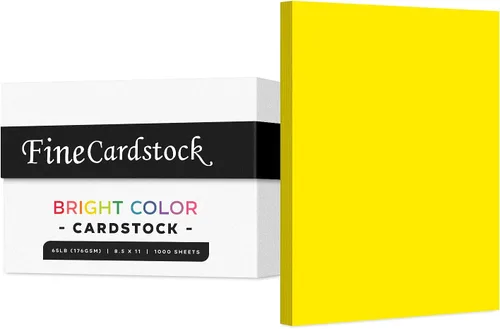 Miniatura 7 de Papel de alta calidad para tarjetas de colores, caja de 1000 hojas, cartulina de peso medio de 65 libras, perfecta para suministros escolares, artes