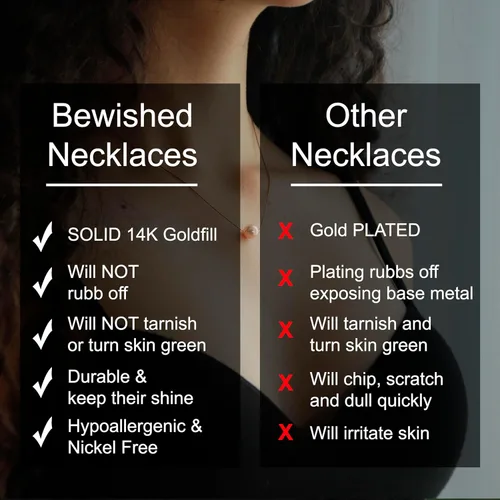 Miniatura 8 de Collar de hija relleno de oro de mamá o papá, collar clásico de perlas blancas con mensaje significativo, listo para regalar