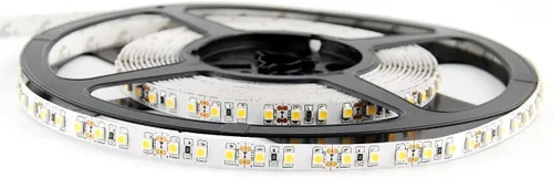 Miniatura 3 de ABI Tira de luz LED flexible de doble densidad blanca cálida con adaptador de CA, chips LED de 120 LED/metros, carrete de 16.4 pies, 12 V CC