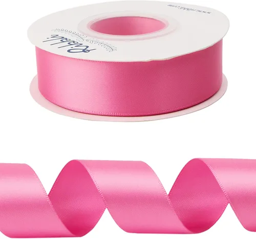 Miniatura 311 de Ribbli - Cinta de satén de doble cara dorada, 1/2 pulgada x 25 yardas, uso para ramo de lazos de manualidades, envoltura de regalos, decoración