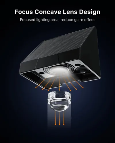 Miniatura 5 de Paquete de 16 luces solares para valla de montaje en pared para exteriores, decorativas, impermeables, para terraza, escaleras exteriores, jaula