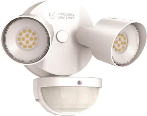 Miniatura 14 de Lithonia Lighting HomeGuard - 2 luces LED de inundación para exteriores, luces LED para exteriores, sensor de atardecer a amanecer, lúmenes Blanco