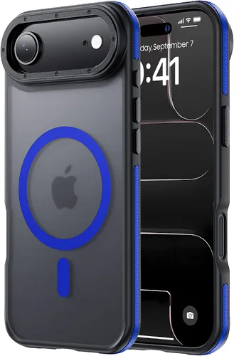 Miniatura 116 de Tigowos Magnetic Guardian - Funda diseñada para iPhone 11 Pro [probada en caídas de grado de 10 pies y compatible con MagSafe] Funda delgada Negro