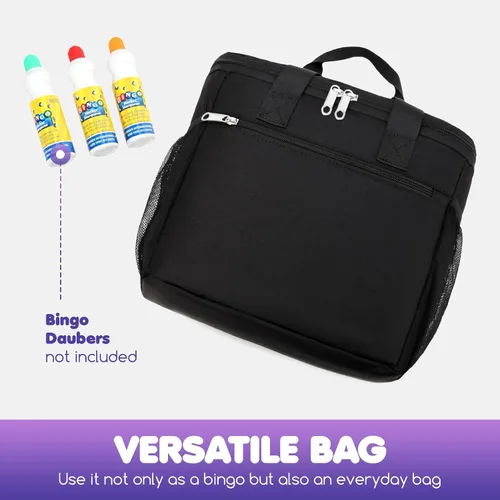 Miniatura 5 de Bolsa de bingo para Bingo Daubers Puntos Marcadores Dotters Dabbers Dobbers Bingo Dauber Bolsa para suministros de bingo Accesorios Equipos Bolsas