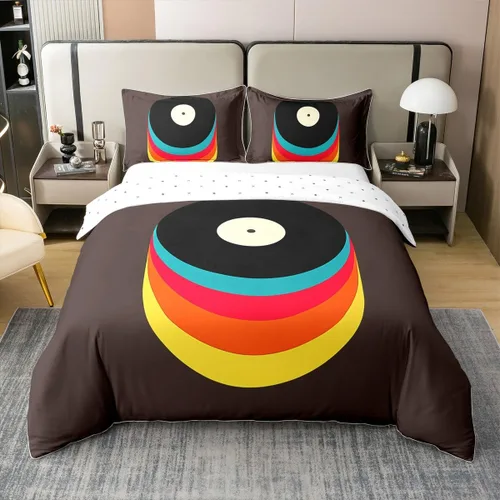 Miniatura 44 de jejeloiu Cute Mushroom Decor Duvet Cover 100% Cotton for Kids Boys Girls Twin Size Botanical Plants Bedding Set Cartoon Mushrooms Comforter Cover
