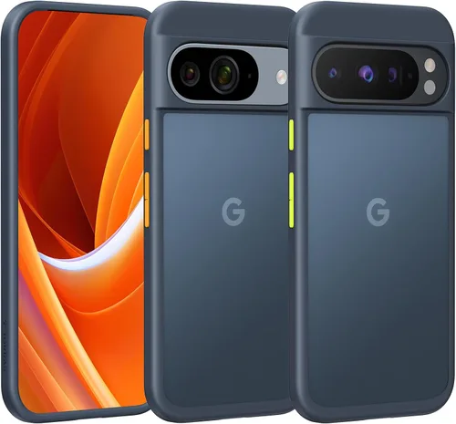 Miniatura 9 de TORRAS Funda a prueba de golpes diseñada para Google Pixel 9 Pro / Pixel 9 [probada en caídas de grado militar de 16 pies], translúcida, delgada