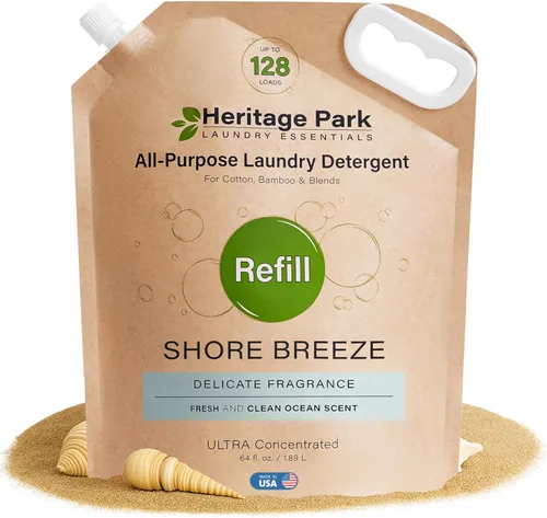 Miniatura 16 de Heritage Park - Detergente de lujo para ropa Detergente para ropa natural y enzimático probado por dermatólogos, a base de plantas, respetuoso