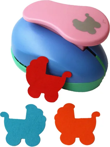 CADY Crafts Punch - Punzones de papel de 3 pulgadas (cochecito)