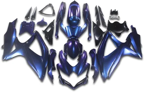 Miniatura 38 de Carenado de carrocería de plástico plateado blanco negro apto para Suzuki 2008 2009 2010 GSXR 600 750 inyección ABS nuevo Aftermarket Kit de marco