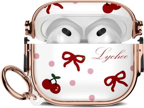Miniatura 28 de Maxjoy para Funda Linda de AirPods 2 (2019) con Bloqueo de Seguridad, Compatible con Funda de AirPod de 2ª Generación de Mármol para Mujeres