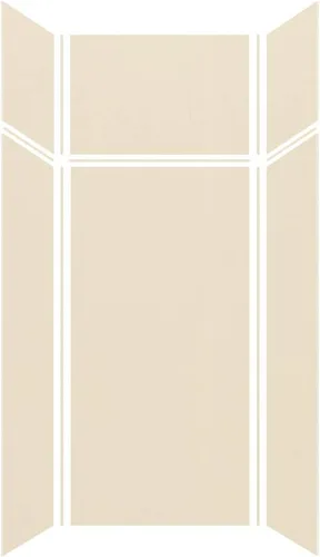 Miniatura 8 de Transolid EWKX603296-31 Expressions - Kit de pared de ducha de 6 paneles con extensión, 32 pulgadas de largo x 60 pulgadas de ancho x 96 pulgadas