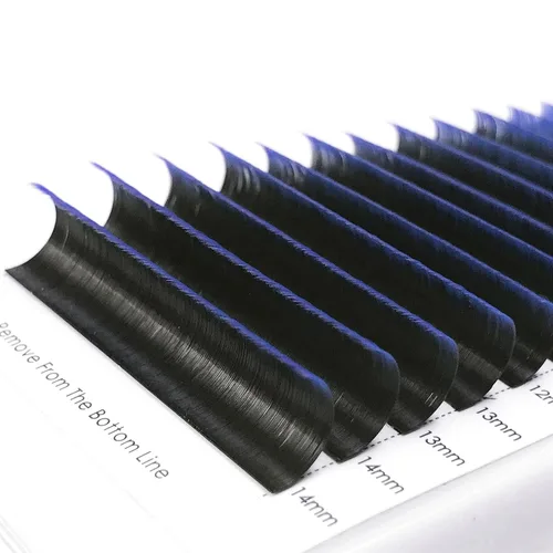 Miniatura 29 de CoMango Easy Fan - Extensiones de pestañas rizadas C/D de 0.05/0.003 in, pestañas de volumen que florecen automáticamente, color negro mate 2D-20D