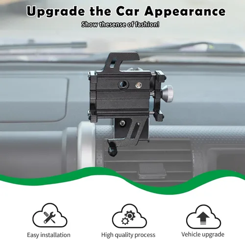 Miniatura 2 de HAPPYHORSE Soporte de teléfono para automóvil compatible con Toyot@ FJ Cruiser 2007-2021, control central de automóvil, lado derecho, soporte