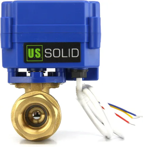 Miniatura 12 de U.S. Solid CR-02 Válvula de bola motorizada, 3 cables, Gris, 2.00watts, 12.00 volts