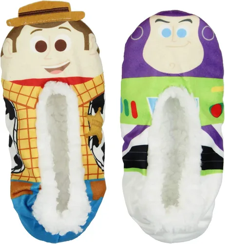 Miniatura 3 de Disney Toy Story Zapatillas Woody And Buzz Lightyear Slipper Calcetines con suela antideslizante para mujeres y hombres