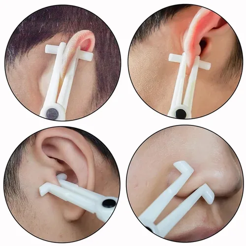 Miniatura 4 de Piercing Clamps - Autdor 10Pcs Piercing Forceps Rounded Slotted Disposable Piercing Clamps Septum Forceps for Lip Navel Tongue Belly Ear Nose