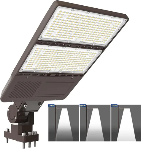 Miniatura 45 de Luz LED de estacionamiento de 150 W, 120 W, 90 W, ajustable, con certificación UL, 5700 K, 5000 K, 4500 K, sintonizable, 22500 lm luz comercial