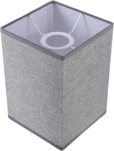 Lámpara de pie Lámpara de pie Pantalla cuadrada Rectangular Lino Lavable a mano Cubierta de luz de mesa