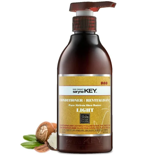 Miniatura 9 de Saryna Key Acondicionador capilar con manteca de karité africana pura para cabello seco encrespado y dañado - Acondicionador hidratante e hidratante