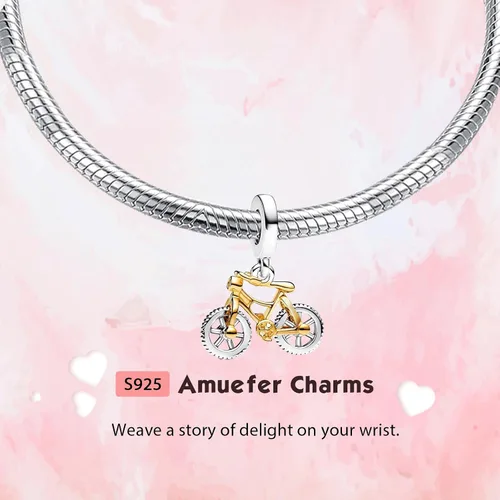 Miniatura 3 de Amufer S925 Charms for Women, compatible with Pandora Bracelets and Necklaces, Jewelry Gift