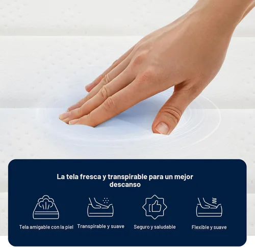 Miniatura 4 de Avenco Colchón individual híbrido tamaño individual de 10 pulgadas en una caja, cama de firmeza media con resortes ensanchados para aislamiento
